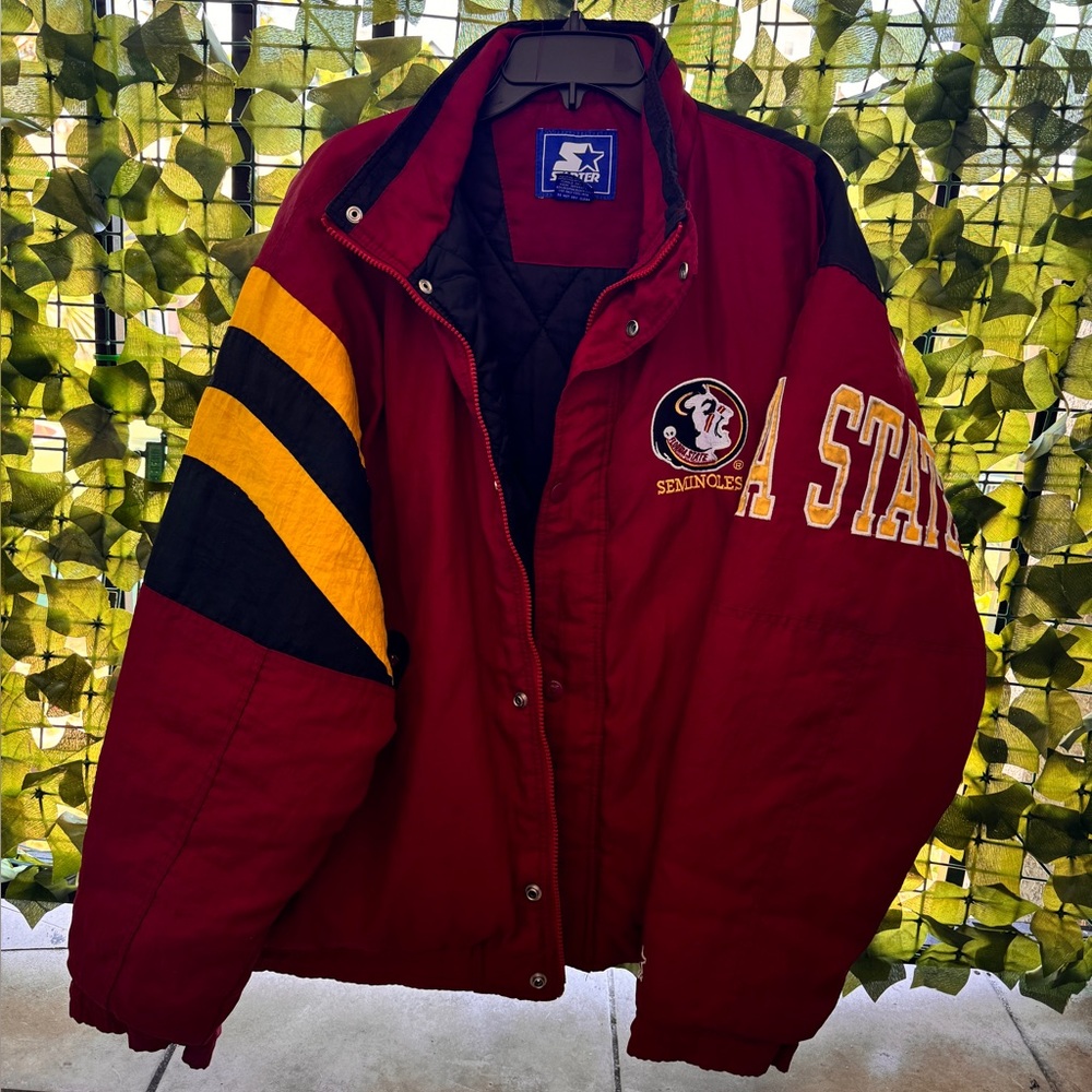 1990s vintage FSU Florida State Seminoles Puffer Jacket